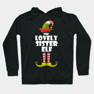 The lovely sister elf christmas Hoodie